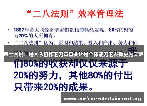 勇士困境：是团队协作的力量重要还是个体能力的发挥更为关键